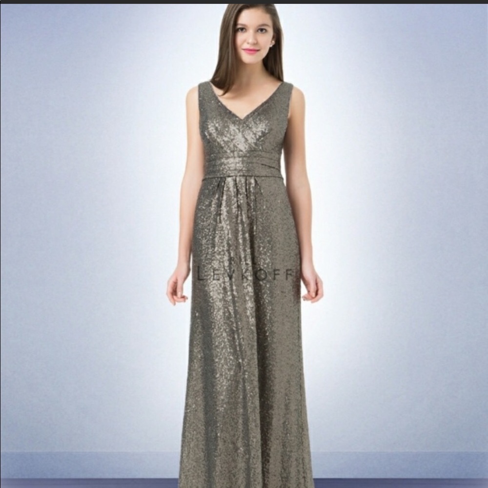 Bill Levkoff formal sequin dress. Size 10.